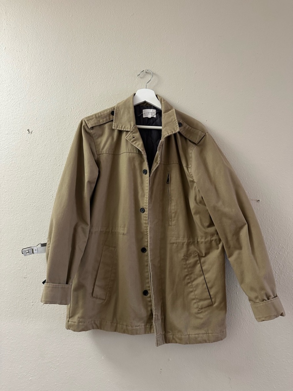 Five Four Beige Field Jacket with Epaulets